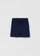Stretch cotton shorts with drawstring_0