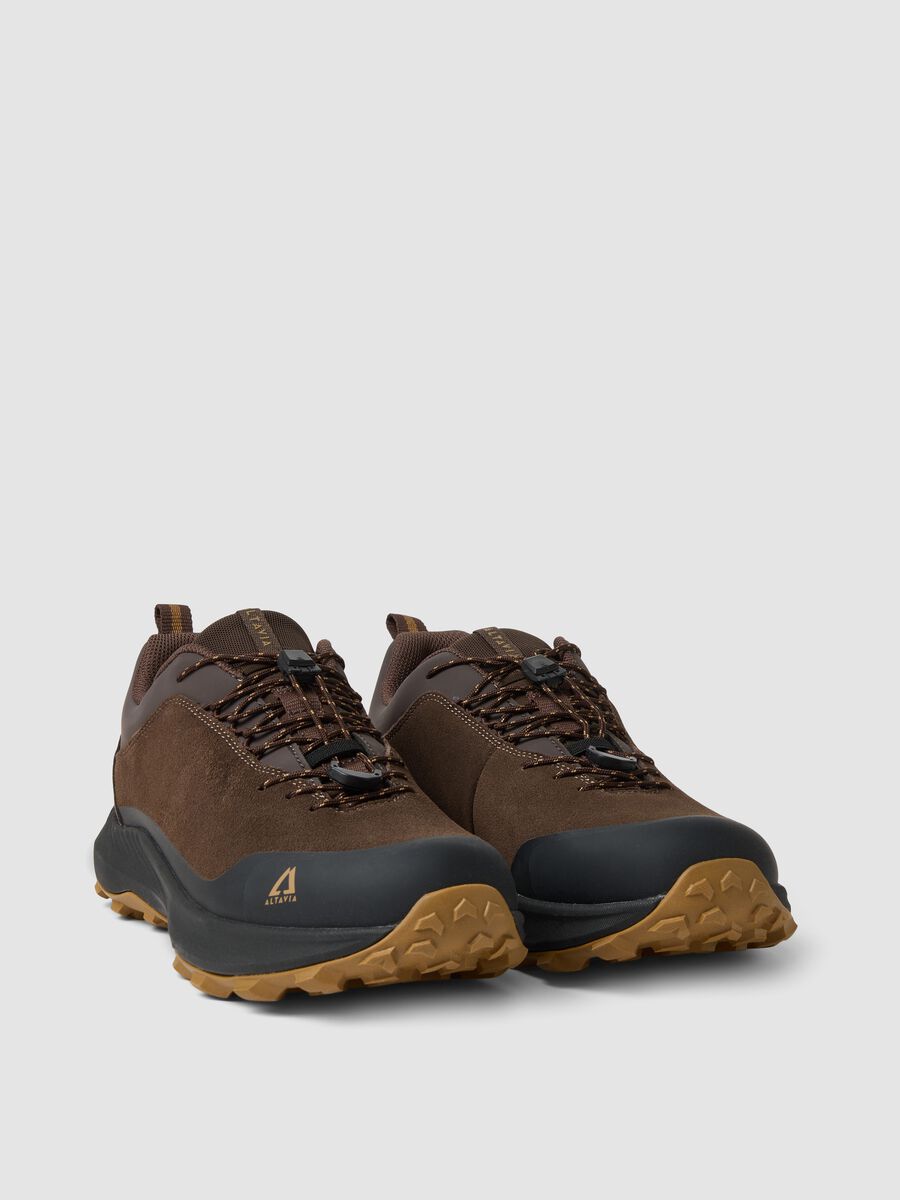 Water-Repellent Genuine Leather Outdoor Shoe ALTAVIA WITH DEBORAH COMPAGNONI_1