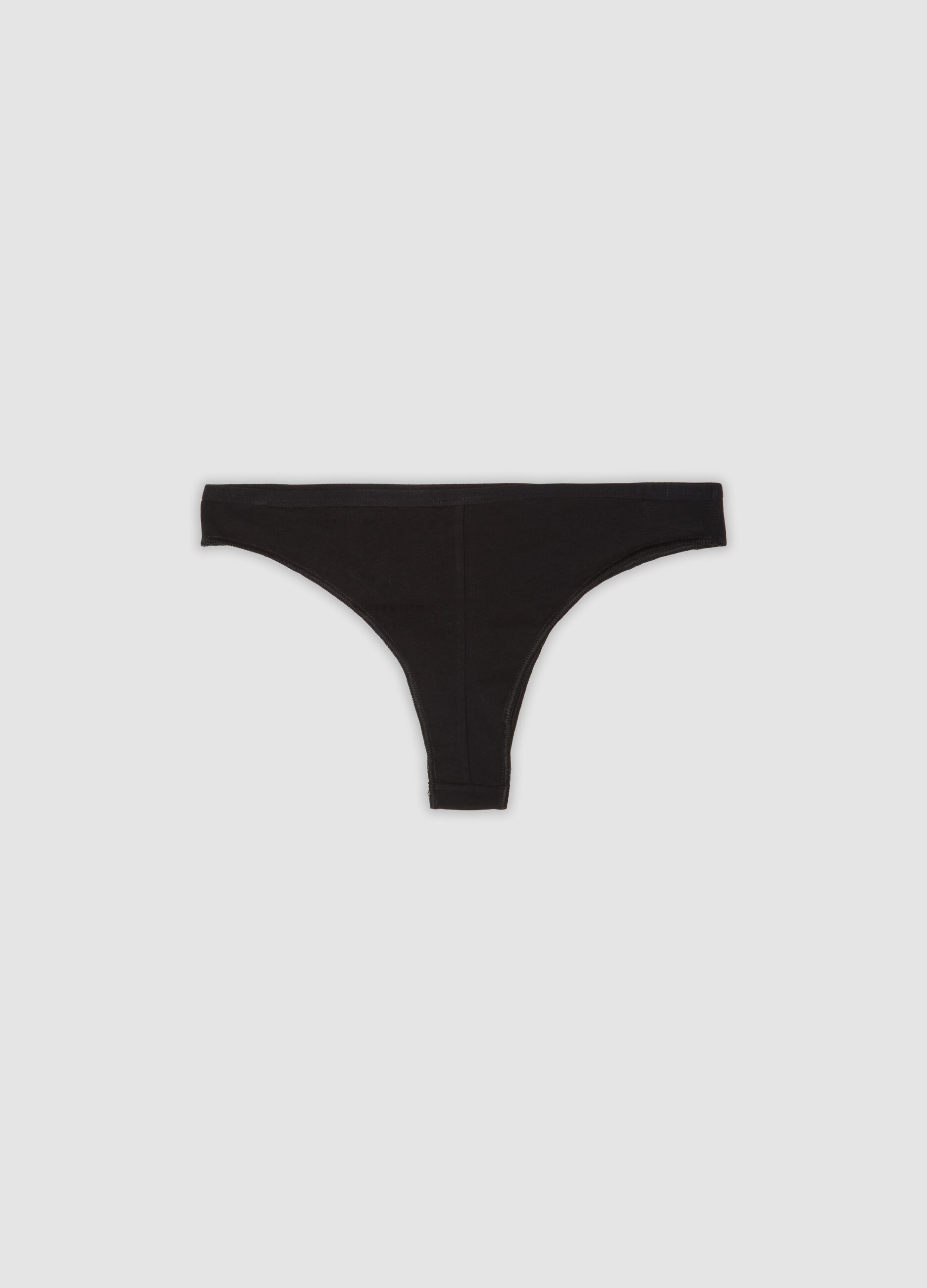 Pack of five black stretch briefs