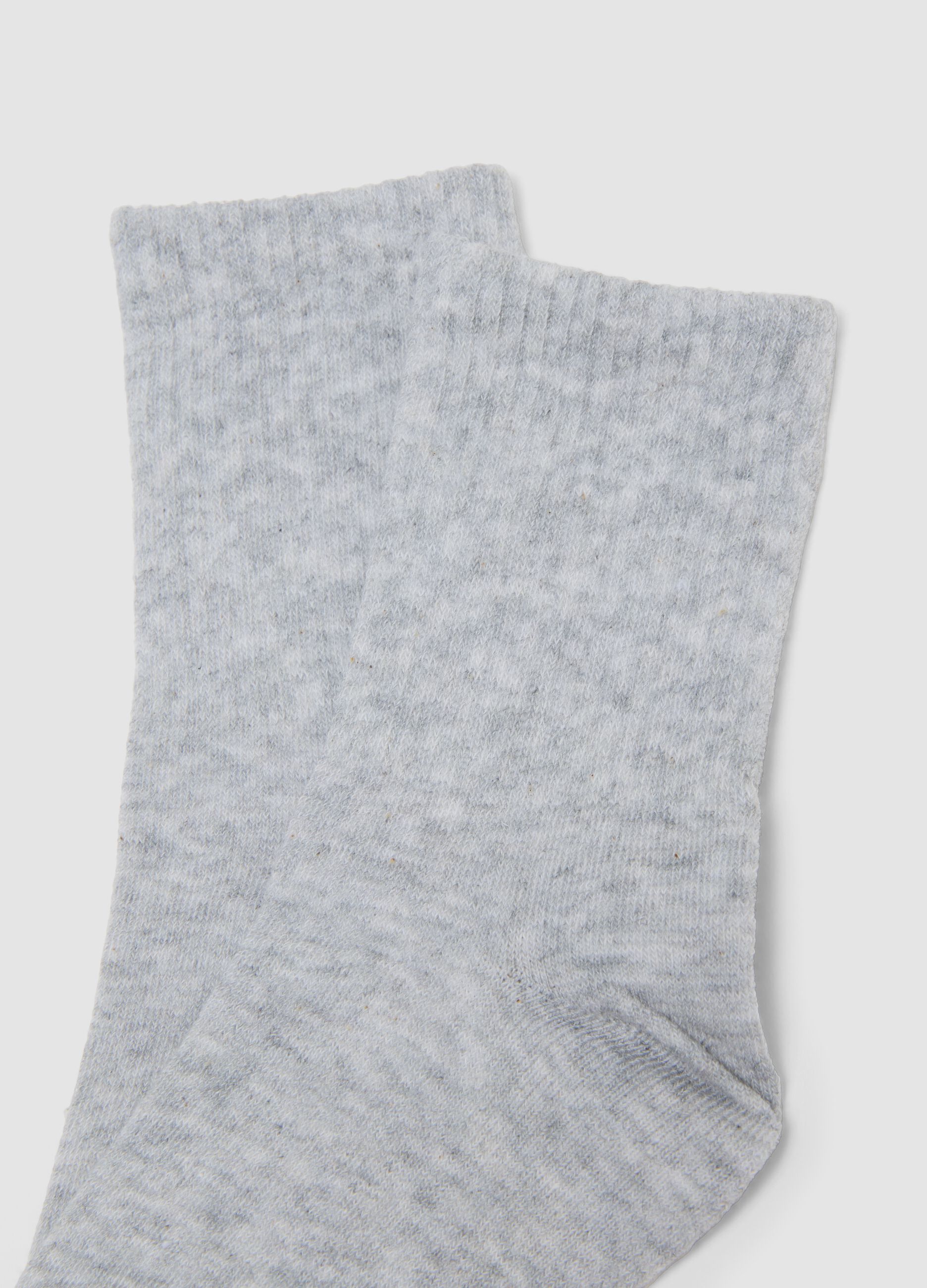 Girls&rsquo; multicolour midi socks 3-pack in stretch organic cotton