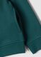 Felpa verde con colletto in puro cotone organico_3