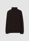 Brown pure lambswool roll-neck jumper_4