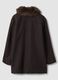 Dark brown wool- and viscose-blend coat, regular fit_2