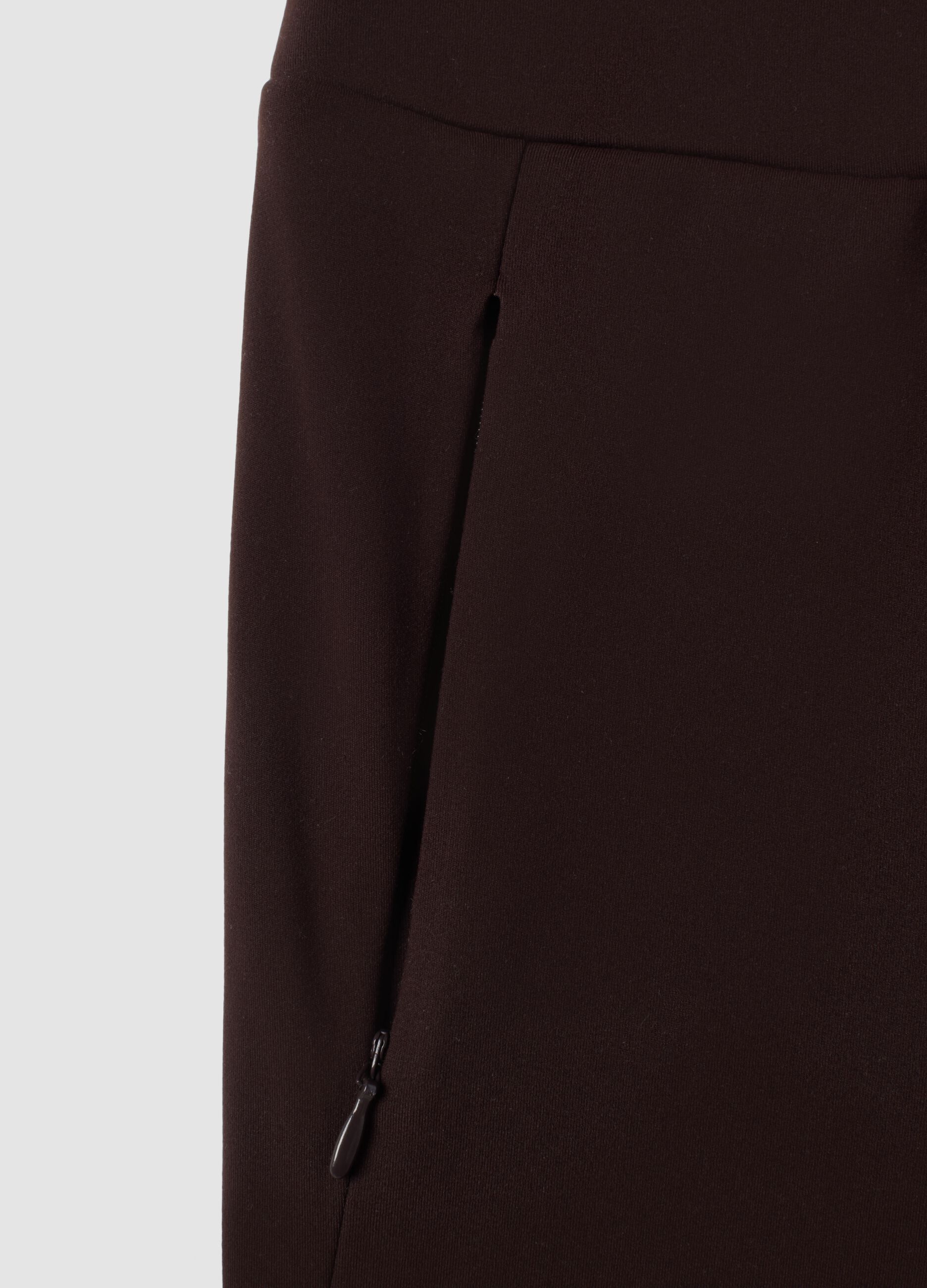 Brown flared stretch trousers ALTAVIA STUDIO