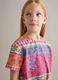 Multicoloured pure cotton shirt with front tie_2