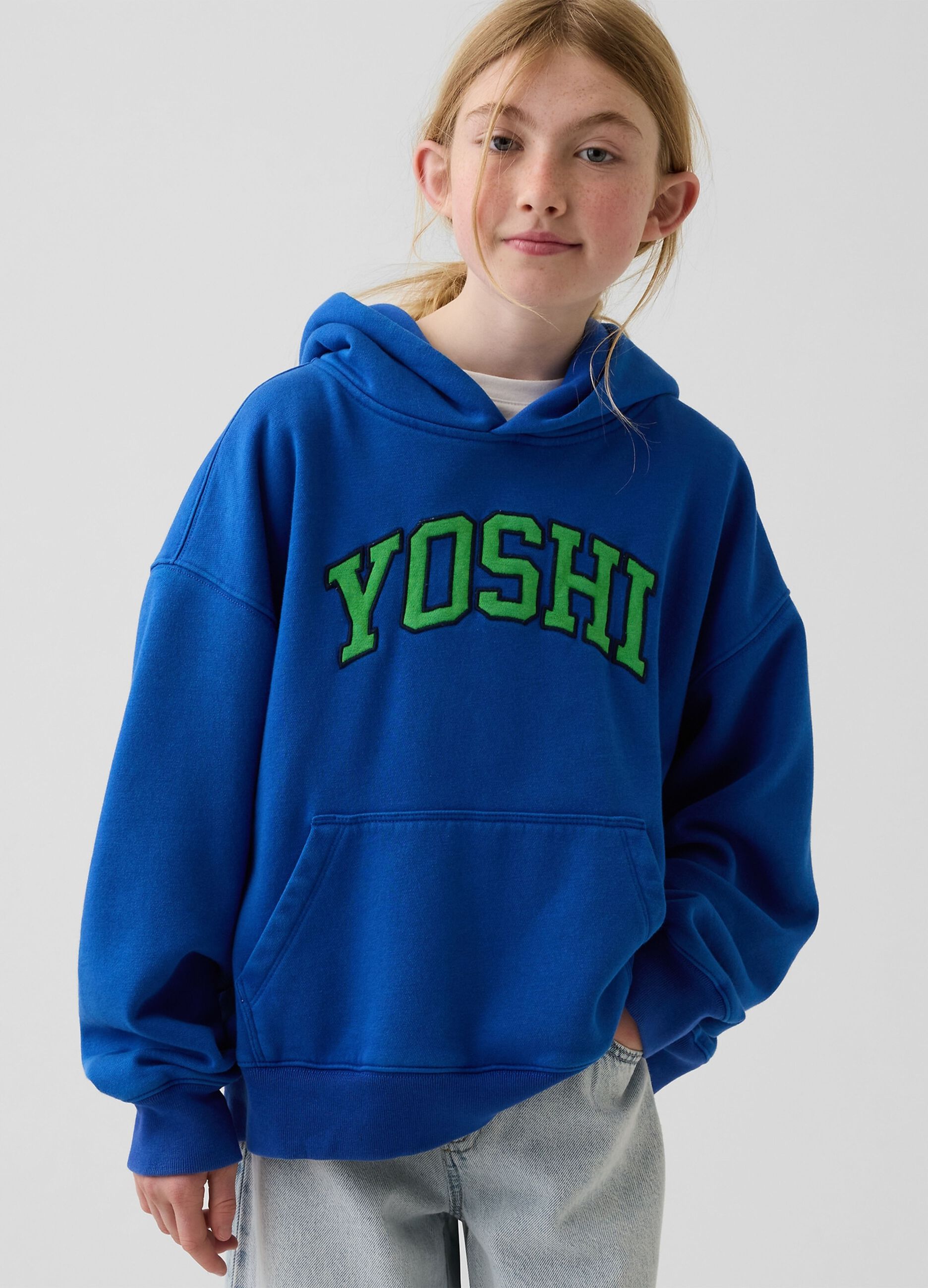 Super Mario Nintendo mixed-cotton hoodie