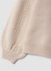 Beige crew-neck jumper with puff sleeves, regular fit_3