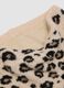 Sciarpa beige in lana elasticizzato con fantasia animalier_1