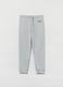 Fleece joggers with logo embroidery_0