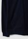 Blue hooded sweatshirt in pure organic cotton, regular fit for boys_2
