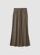 Pantaloni beige scuro e neri in viscosa e lana elasticizzata_2