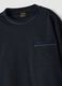 Blue pure organic cotton crew-neck pyjamas_1