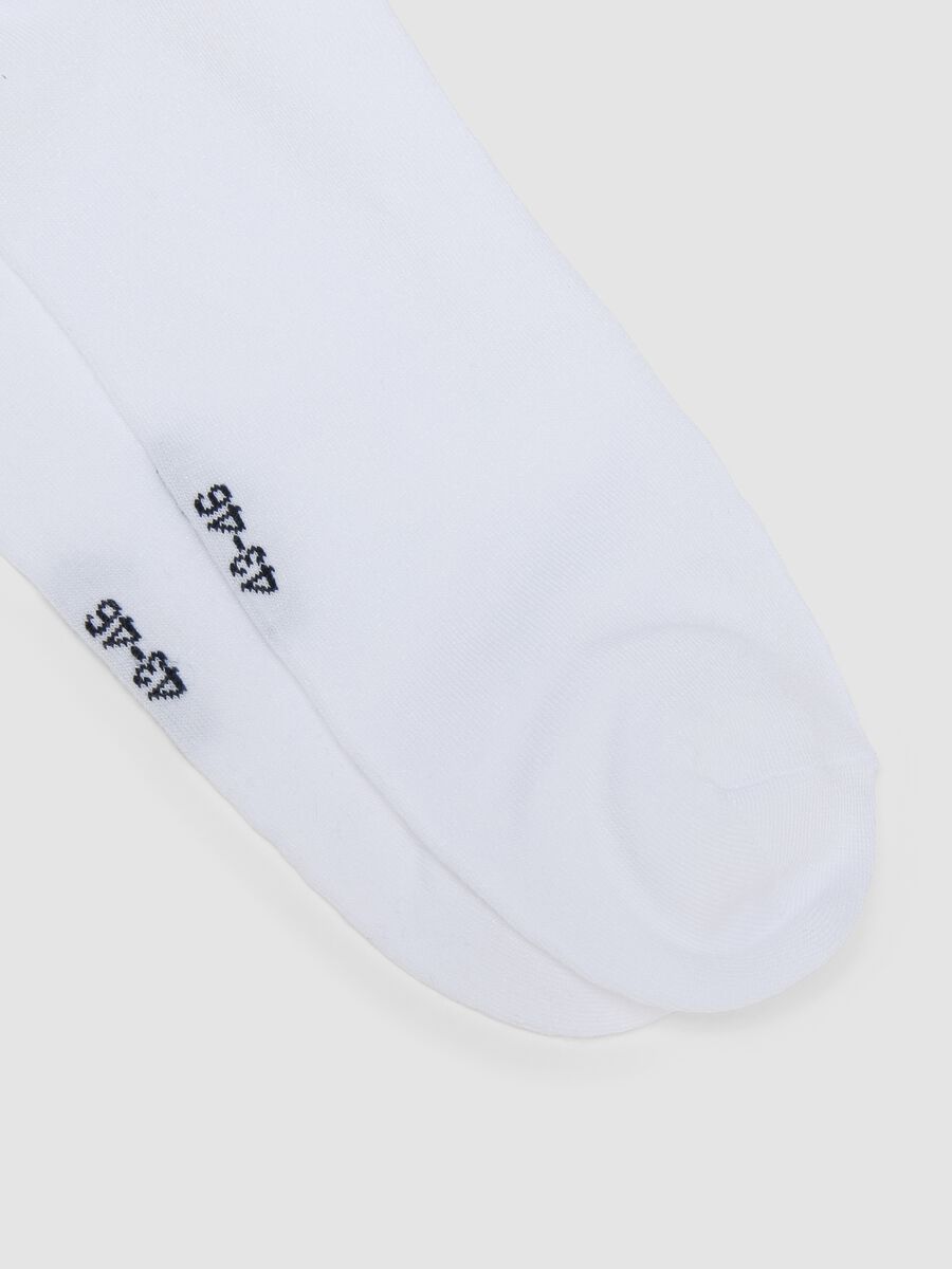 3-pack of white sports ankle socks in stretch fabric_1