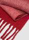 Pink wool-blend scarf with fringes_3