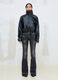 Black Oversized Faux Leather Jacket_5