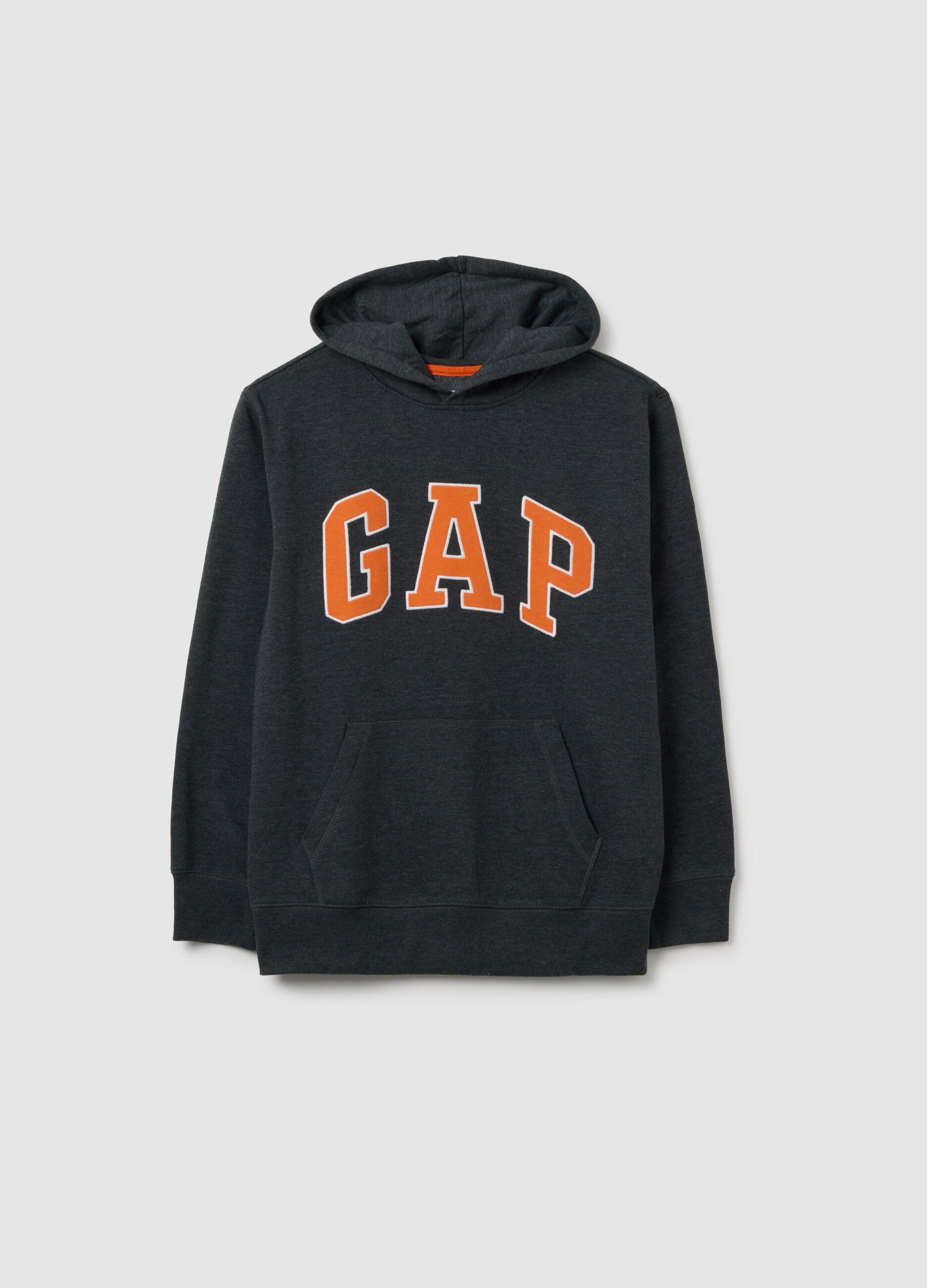 Hoodie with embroidered logo
