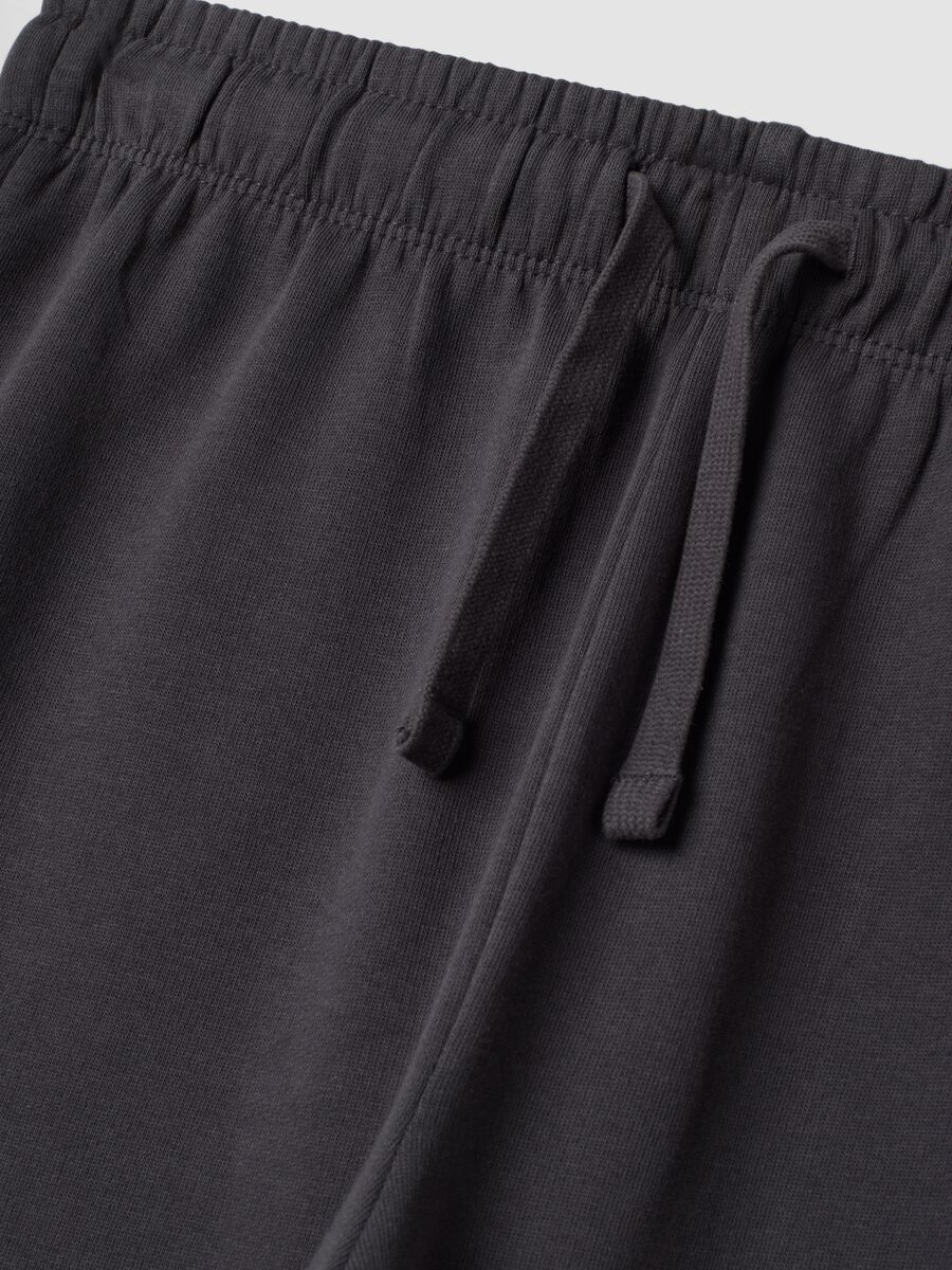 Jogger grigi in puro cotone organico relaxed fit_1