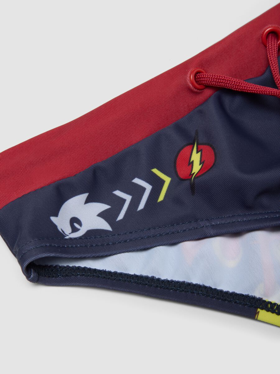 Blue stretchy swim briefs_2