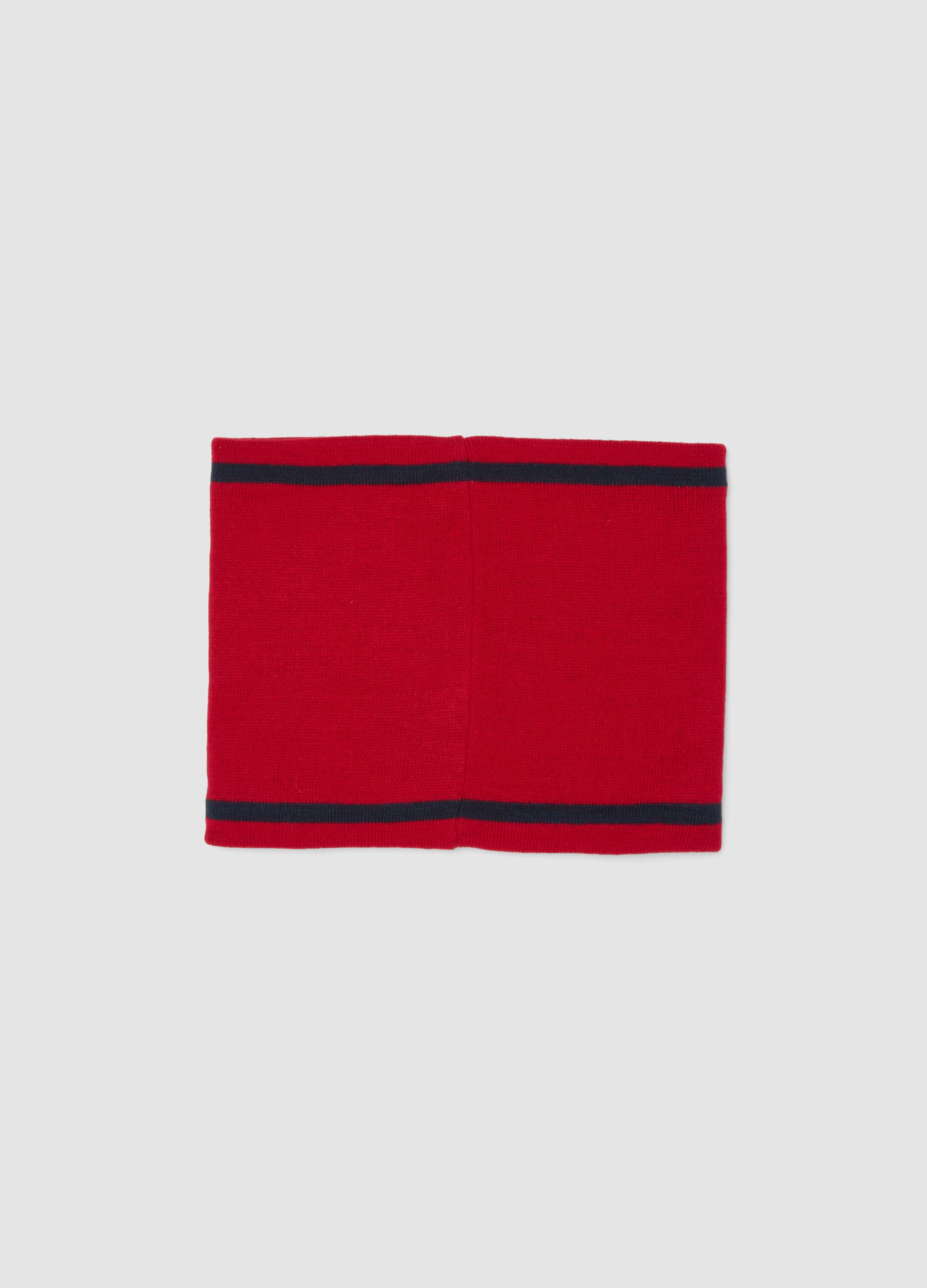 Red MARVEL Spider-Man print scarf