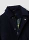 Cappotto blu in misto lana e viscosa regular fit_2