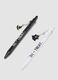 Black and white pen set with Halloween charms_1