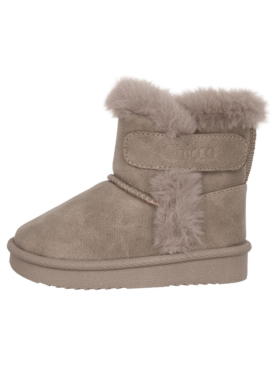 Chicco girls&rsquo; grey teddy-lined ankle boots_0