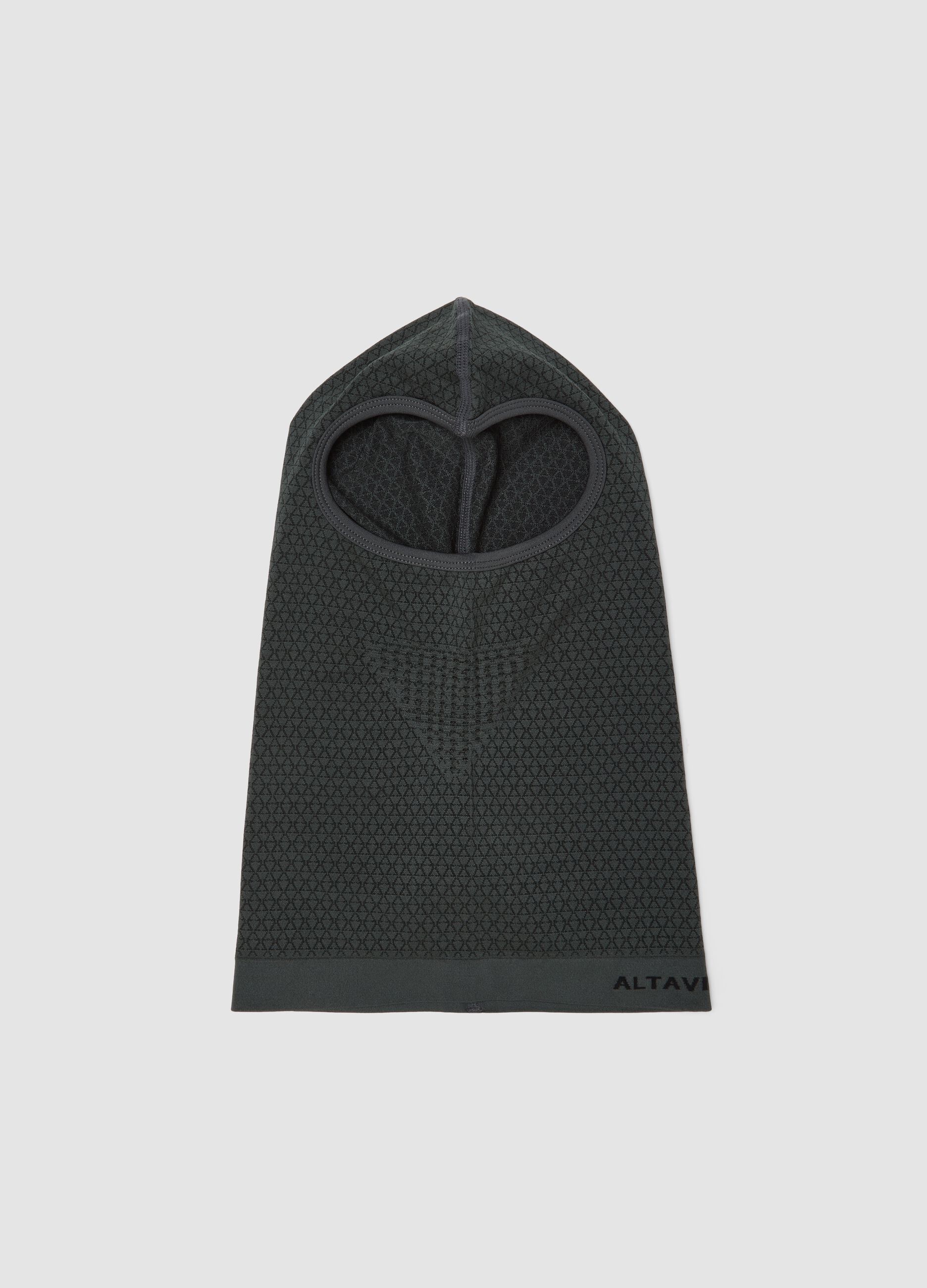 Balaclava grigio in tessuto elasticizzato ALTAVIA WITH DEBORAH COMPAGNONI