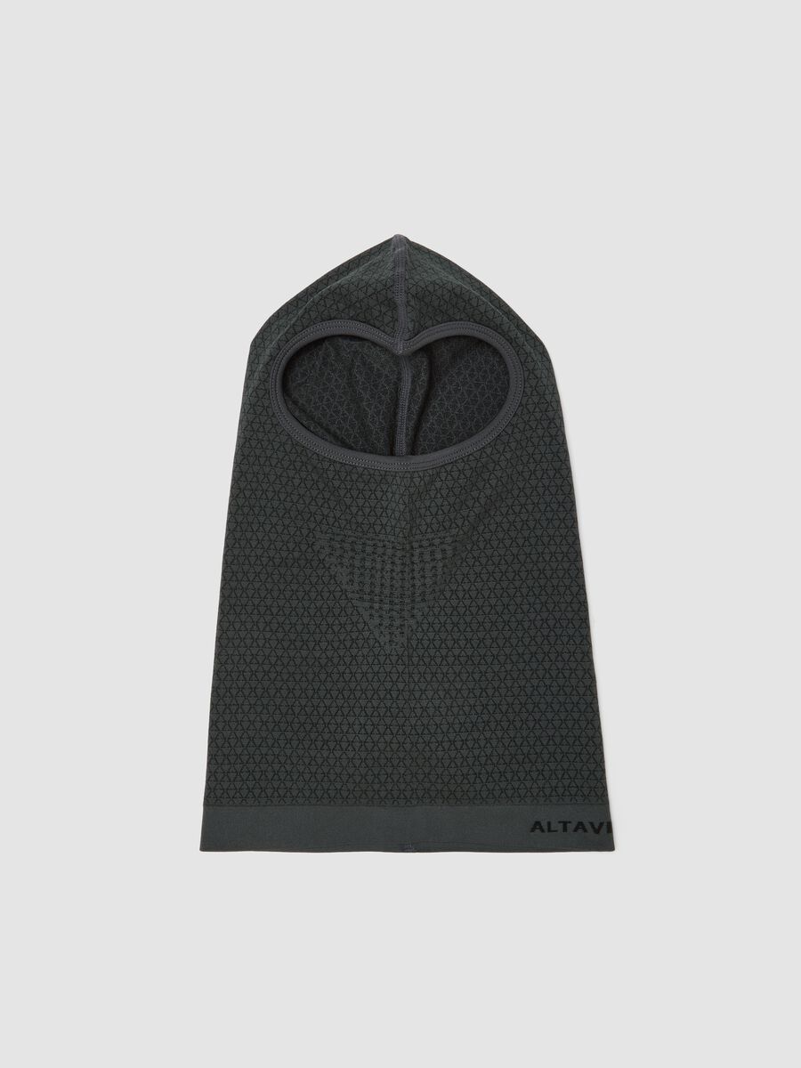 Grey stretch-fabric balaclava ALTAVIA WITH DEBORAH COMPAGNONI_2