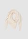 Beige stretch-fabric scarf_0
