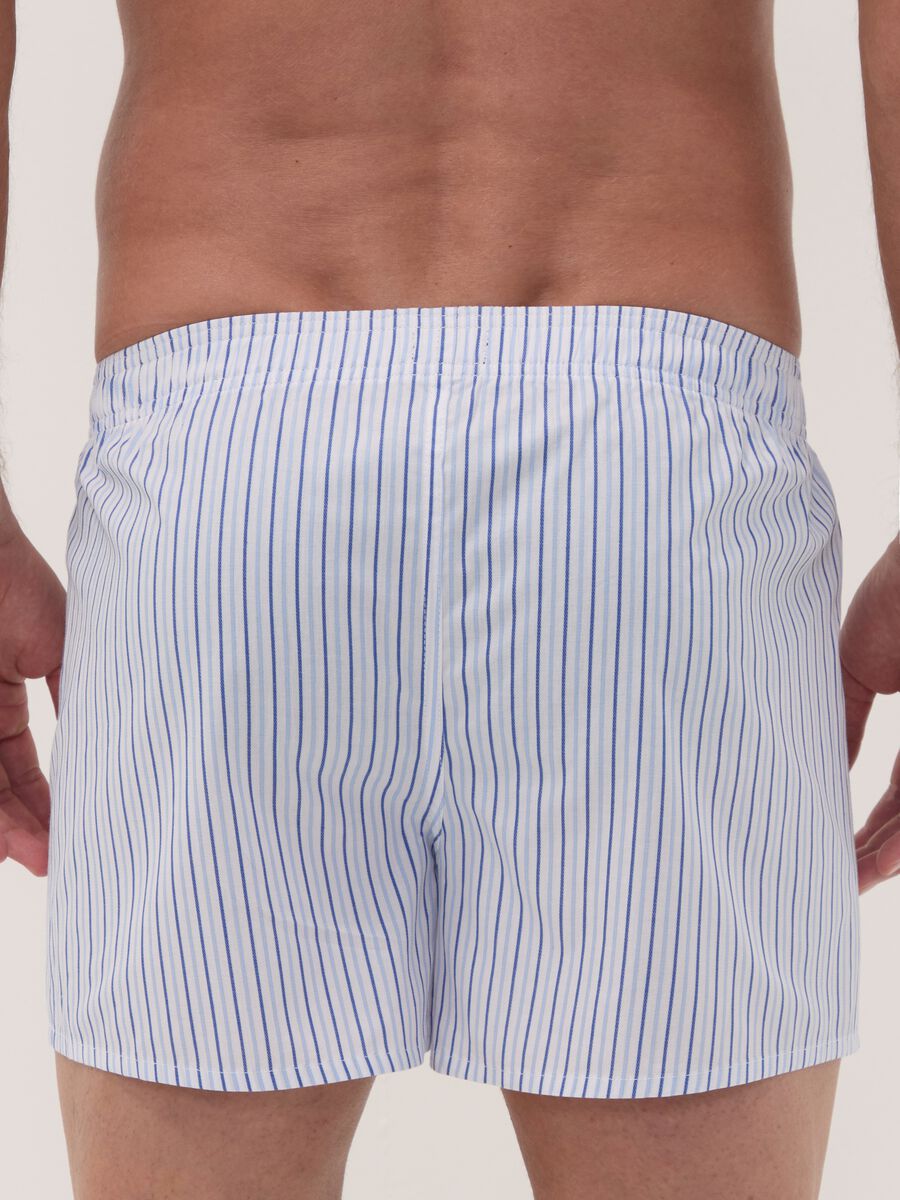 2-pack men&rsquo;s white and light blue boxer shorts in pure organic cotton_3