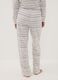 White Nordic-print pyjama trousers_3