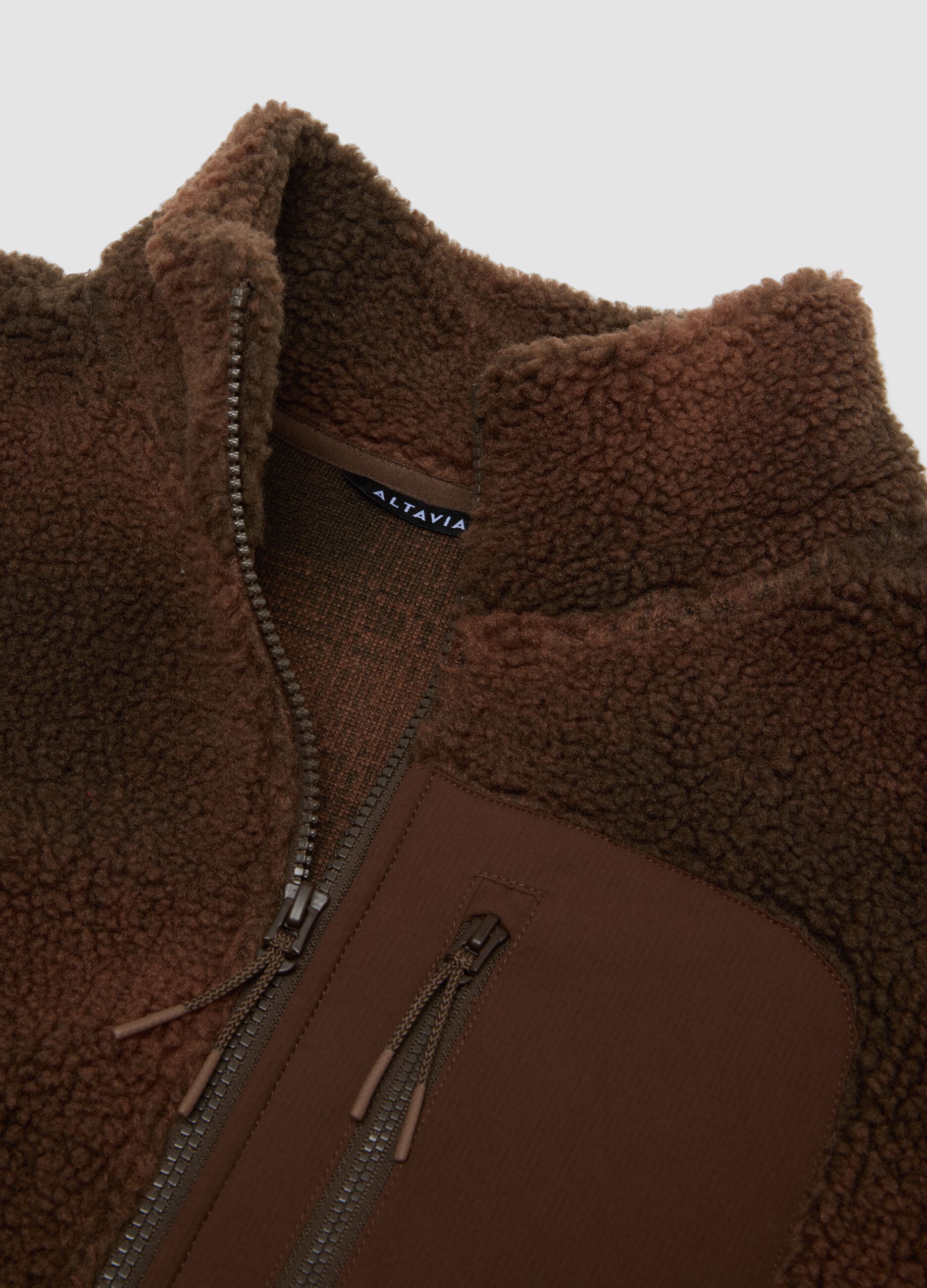 Giacca Sherpa Full Zip ALTAVIA WITH DEBORAH COMPAGNONI