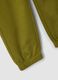 Green organic cotton jogger trousers_2