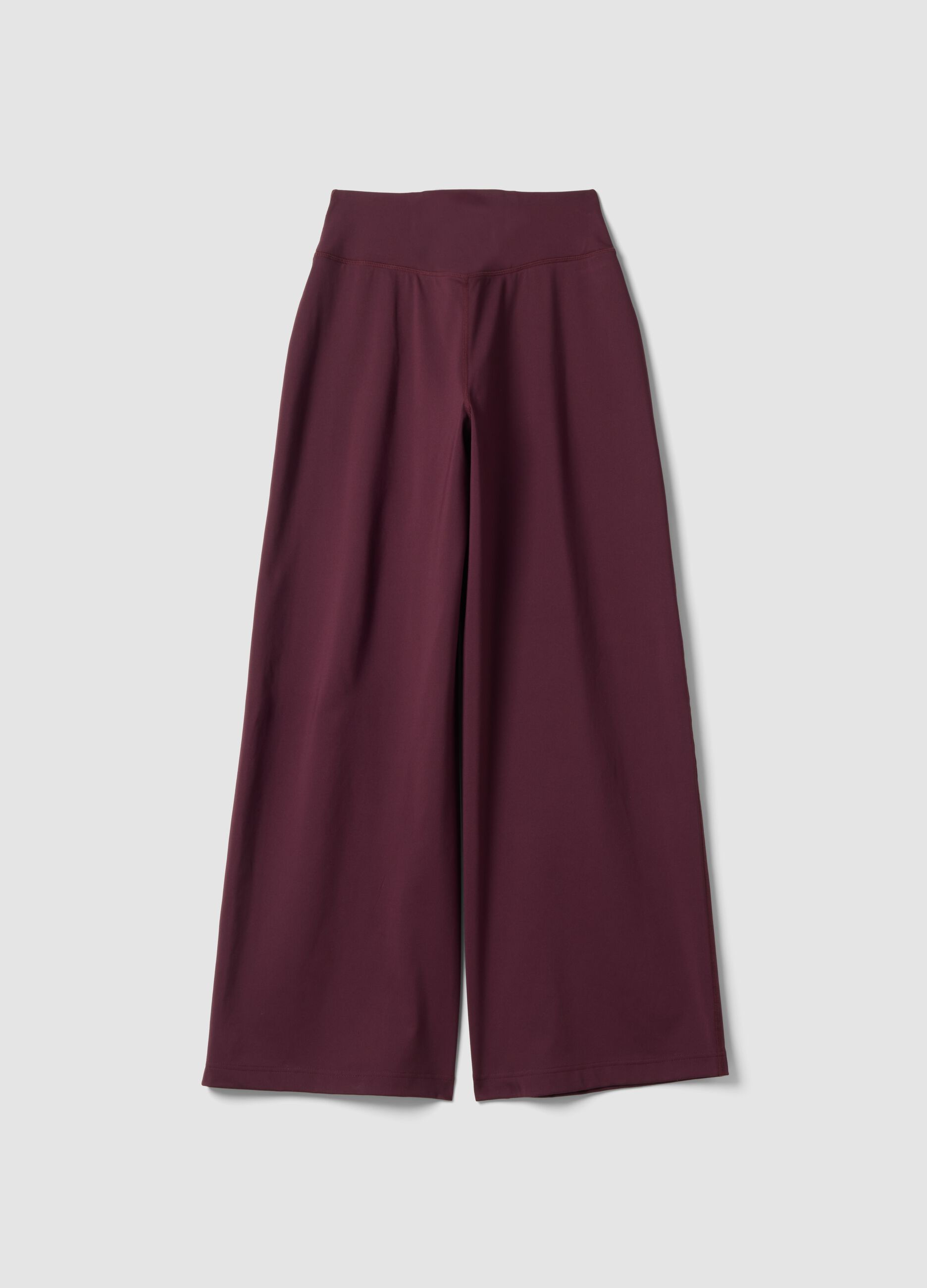 Purple wide-leg stretch sports trousers ALTAVIA STUDIO