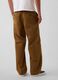 Pantaloni marroni in puro cotone_2