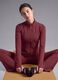 Red fitted full-zip jacket in stretch fabric &ndash; ALTAVIA STUDIO_0
