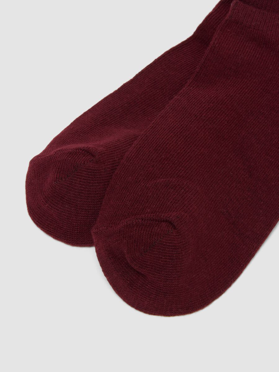 3-pack of multicolour short socks in organic cotton blend with pattern_2
