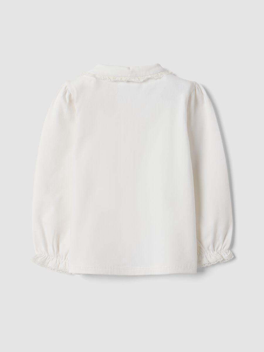 White organic stretch-cotton polo shirt_1