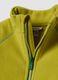 Felpa verde con girocollo e zip in pile regular fit_3
