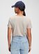 M&eacute;lange T-shirt with V neck_1