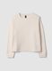 White stretch crew-neck pyjamas_4