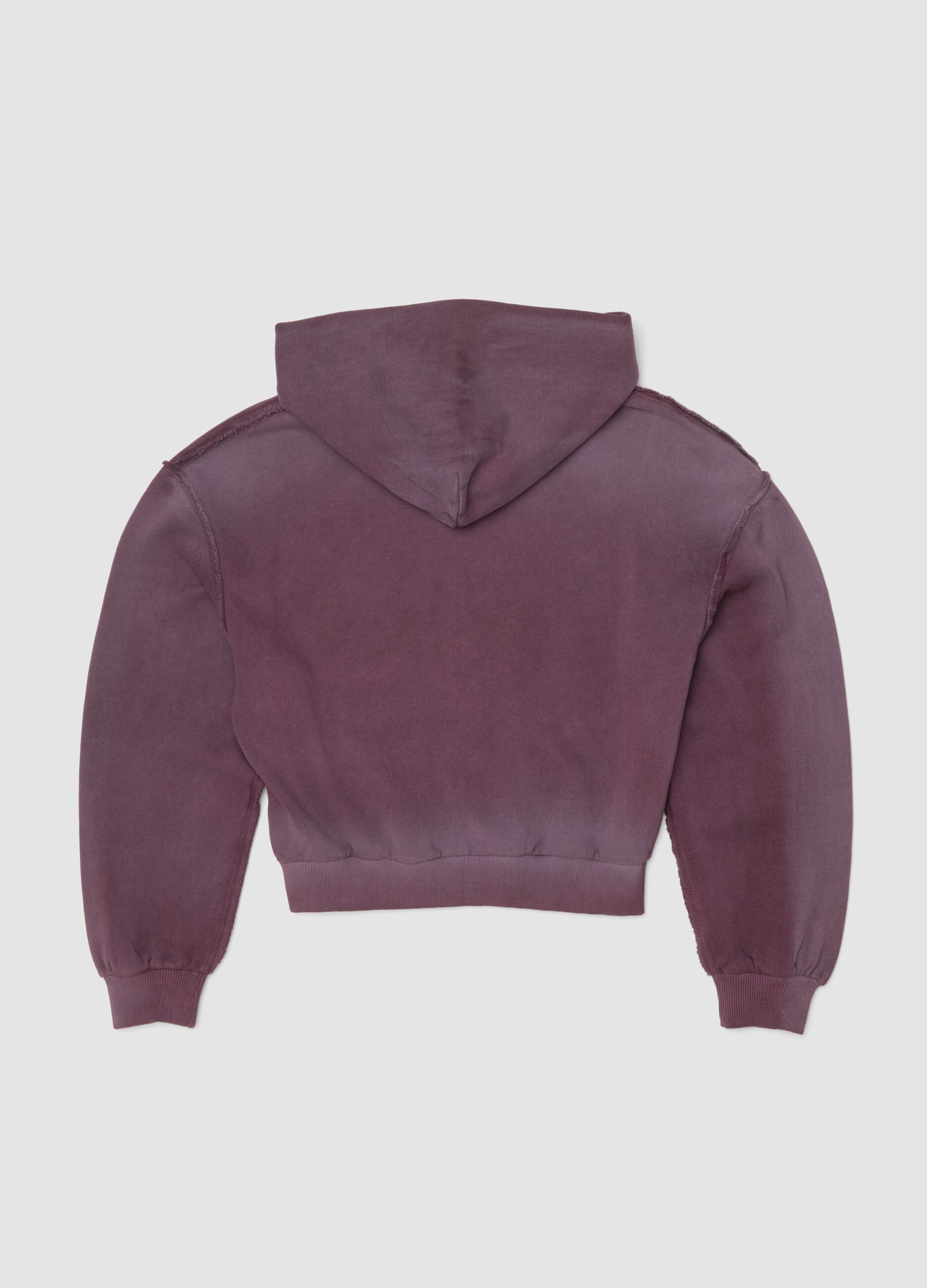 Sunfaded Purple Full-Zip Hoodie