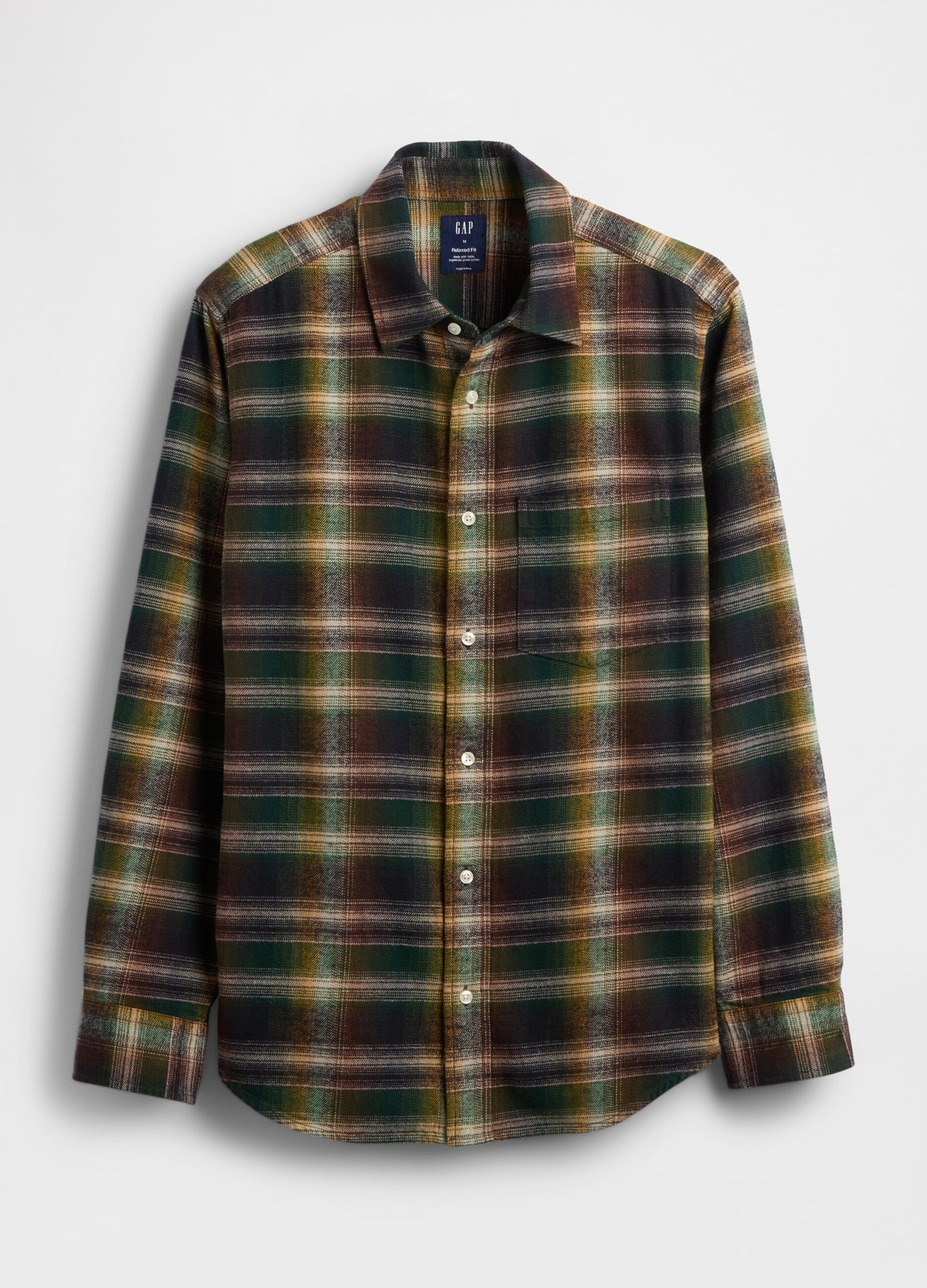 Multicolour Long-Sleeve Cotton Shirt