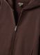Dark brown pure organic cotton crew-neck sweatshirt_2