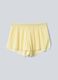 ALTAVIA COURT yellow pleated sports shorts in stretch fabric with removable inner short_6