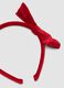 Cerchietto rosso glitter con fiocco_2