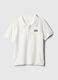 Regular fit pure cotton polo with logo_0