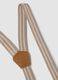 Beige stretch cotton trousers with braces, regular fit_3