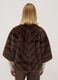 Brown regular-fit coat with zip_3