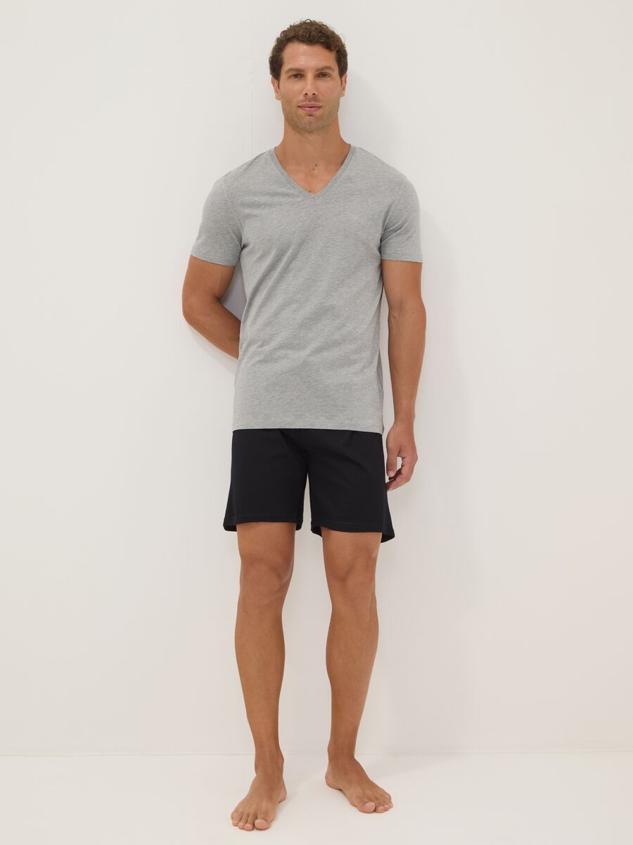 2-pack of multicolour organic cotton pyjama shorts_0